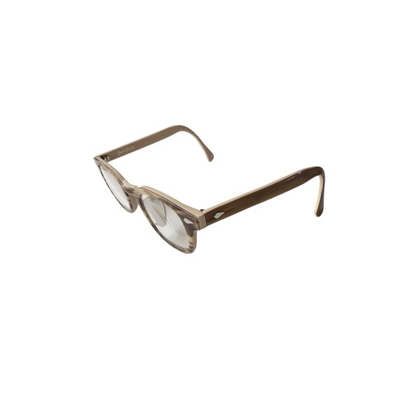 Vernon Gantry Wellington Cat Eye Eyeglasses Frames Beige Brown 030S - Picture 2 of 10